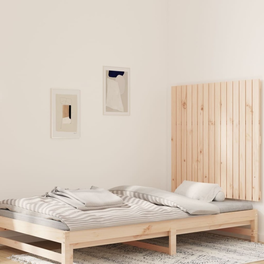 vidaXL Tăblie de pat pentru perete, 95,5x3x90 cm, lemn masiv de pin