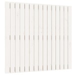 vidaXL Tăblie de pat pentru perete, alb, 95,5x3x90 cm, lemn masiv pin vidaXL Tăblie de pat pentru perete, alb, 95,5x3x90 cm, lemn masiv pin