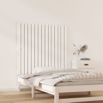 vidaXL Tăblie de pat pentru perete, alb, 95,5x3x90 cm, lemn masiv pin vidaXL Tăblie de pat pentru perete, alb, 95,5x3x90 cm, lemn masiv pin