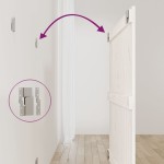 vidaXL Tăblie de pat pentru perete, alb, 95,5x3x90 cm, lemn masiv pin vidaXL Tăblie de pat pentru perete, alb, 95,5x3x90 cm, lemn masiv pin