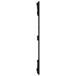 vidaXL Tăblie de pat pentru perete, negru, 95,5x3x90cm, lemn masiv pin vidaXL Tăblie de pat pentru perete, negru, 95,5x3x90cm, lemn masiv pin