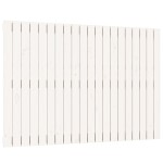 vidaXL Tăblie de pat pentru perete, alb, 127,5x3x90 cm, lemn masiv pin vidaXL Tăblie de pat pentru perete, alb, 127,5x3x90 cm, lemn masiv pin