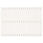 vidaXL Tăblie de pat pentru perete, alb, 127,5x3x90 cm, lemn masiv pin vidaXL Tăblie de pat pentru perete, alb, 127,5x3x90 cm, lemn masiv pin