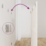 vidaXL Tăblie de pat pentru perete, alb, 127,5x3x90 cm, lemn masiv pin vidaXL Tăblie de pat pentru perete, alb, 127,5x3x90 cm, lemn masiv pin