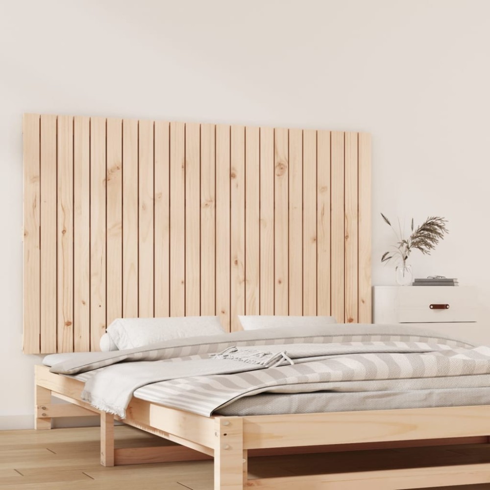 vidaXL Tăblie de pat pentru perete, 147x3x90 cm, lemn masiv de pin