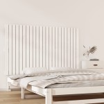 vidaXL Tăblie de pat pentru perete, alb, 147x3x90 cm, lemn masiv pin vidaXL Tăblie de pat pentru perete, alb, 147x3x90 cm, lemn masiv pin