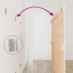 vidaXL Tăblie de pat pentru perete, 159,5x3x90 cm, lemn masiv de pin