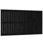 vidaXL Tăblie de pat pentru perete, negru, 159,5x3x90 cm