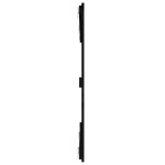 vidaXL Tăblie de pat pentru perete, negru, 159,5x3x90 cm