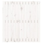 vidaXL Tăblie de pat pentru perete, alb, 82,5x3x90 cm, lemn masiv pin vidaXL Tăblie de pat pentru perete, alb, 82,5x3x90 cm, lemn masiv pin