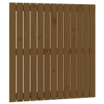 vidaXL Tăblie de pat pentru perete, maro miere, 82,5x3x90 cm, lemn pin vidaXL Tăblie de pat pentru perete, maro miere, 82,5x3x90 cm, lemn pin