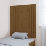 vidaXL Tăblie de pat pentru perete, maro miere, 82,5x3x90 cm, lemn pin vidaXL Tăblie de pat pentru perete, maro miere, 82,5x3x90 cm, lemn pin