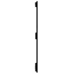 vidaXL Tăblie de pat pentru perete, negru, 82,5x3x90 cm lemn masiv pin vidaXL Tăblie de pat pentru perete, negru, 82,5x3x90 cm lemn masiv pin