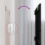 vidaXL Tăblie de pat pentru perete, negru, 82,5x3x90 cm lemn masiv pin vidaXL Tăblie de pat pentru perete, negru, 82,5x3x90 cm lemn masiv pin