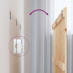 vidaXL Tăblie de pat pentru perete, 166x3x90 cm, lemn masiv de pin vidaXL Tăblie de pat pentru perete, 166x3x90 cm, lemn masiv de pin