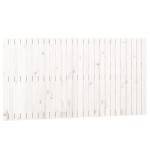 vidaXL Tăblie de pat pentru perete, alb, 166x3x90 cm, lemn masiv pin vidaXL Tăblie de pat pentru perete, alb, 166x3x90 cm, lemn masiv pin