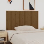 vidaXL Tăblie de pat pentru perete, maro miere, 166x3x90 cm, lemn pin vidaXL Tăblie de pat pentru perete, maro miere, 166x3x90 cm, lemn pin