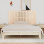 vidaXL Tăblie de pat pentru perete, 185x3x90 cm, lemn masiv de pin