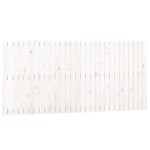 vidaXL Tăblie de pat pentru perete, alb, 185x3x90 cm, lemn masiv pin vidaXL Tăblie de pat pentru perete, alb, 185x3x90 cm, lemn masiv pin