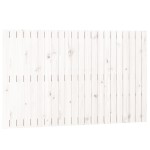 vidaXL Tăblie de pat pentru perete, alb, 140x3x90 cm, lemn masiv pin