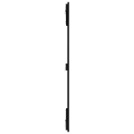 vidaXL Tăblie de pat pentru perete, negru, 108x3x110 cm lemn masiv pin vidaXL Tăblie de pat pentru perete, negru, 108x3x110 cm lemn masiv pin