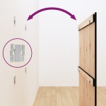 vidaXL Tăblie de pat pentru perete, negru, 108x3x110 cm lemn masiv pin vidaXL Tăblie de pat pentru perete, negru, 108x3x110 cm lemn masiv pin