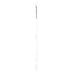 vidaXL Tăblie de pat pentru perete, alb, 204x3x110 cm, lemn masiv pin
