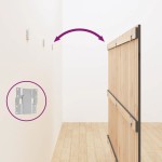 vidaXL Tăblie de pat pentru perete, gri, 204x3x110 cm, lemn masiv pin
