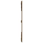 vidaXL Tăblie de pat pentru perete, maro miere, 204x3x110 cm, lemn pin vidaXL Tăblie de pat pentru perete, maro miere, 204x3x110 cm, lemn pin