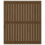 vidaXL Tăblie de pat de perete maro miere 95,5x3x110 cm lemn masiv pin