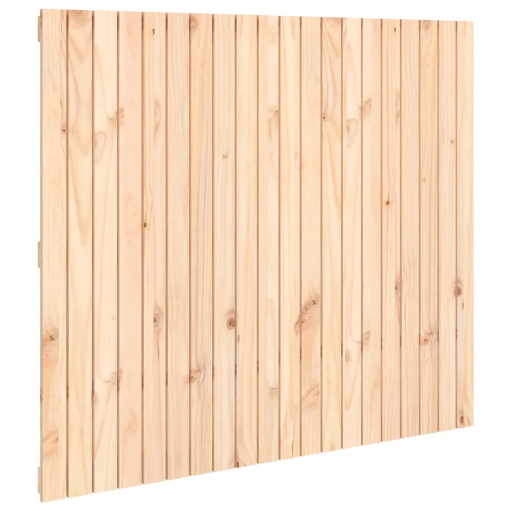 vidaXL Tăblie de pat pentru perete, 127,5x3x110 cm, lemn masiv de pin