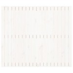 vidaXL Tăblie de pat pentru perete, alb, 127,5x3x110 cm lemn masiv pin