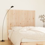 vidaXL Tăblie de pat pentru perete, 146,5x3x110 cm, lemn masiv de pin vidaXL Tăblie de pat pentru perete, 146,5x3x110 cm, lemn masiv de pin
