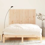 vidaXL Tăblie de pat pentru perete, 146,5x3x110 cm, lemn masiv de pin vidaXL Tăblie de pat pentru perete, 146,5x3x110 cm, lemn masiv de pin