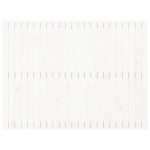 vidaXL Tăblie de pat pentru perete, alb, 146,5x3x110 cm lemn masiv pin