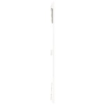 vidaXL Tăblie de pat pentru perete, alb, 146,5x3x110 cm lemn masiv pin