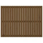 vidaXL Tăblie de pat pentru perete maro miere 146,5x3x110 cm lemn pin vidaXL Tăblie de pat pentru perete maro miere 146,5x3x110 cm lemn pin