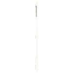 vidaXL Tăblie de pat pentru perete, alb, 159,5x3x110 cm lemn masiv pin