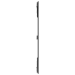 vidaXL Tăblie de pat pentru perete, gri, 159,5x3x110 cm lemn masiv pin