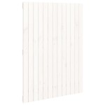 vidaXL Tăblie de pat pentru perete, alb, 82,5x3x110 cm, lemn masiv pin