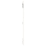 vidaXL Tăblie de pat pentru perete, alb, 82,5x3x110 cm, lemn masiv pin