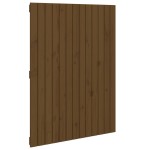vidaXL Tăblie de pat pentru perete, maro miere, 82,5x3x110 cm lemn pin vidaXL Tăblie de pat pentru perete, maro miere, 82,5x3x110 cm lemn pin