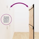 vidaXL Tăblie de pat pentru perete, negru 82,5x3x110 cm lemn masiv pin vidaXL Tăblie de pat pentru perete, negru 82,5x3x110 cm lemn masiv pin