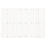 vidaXL Tăblie de pat pentru perete, alb, 166x3x110 cm, lemn masiv pin
