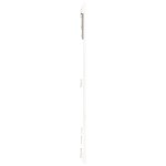 vidaXL Tăblie de pat pentru perete, alb, 166x3x110 cm, lemn masiv pin