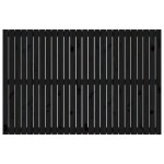 vidaXL Tăblie de pat pentru perete, negru, 166x3x110 cm lemn masiv pin vidaXL Tăblie de pat pentru perete, negru, 166x3x110 cm lemn masiv pin