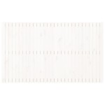vidaXL Tăblie de pat pentru perete, alb, 185x3x110 cm, lemn masiv pin