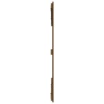 vidaXL Tăblie de pat pentru perete, maro miere, 185x3x110 cm, lemn pin