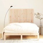 vidaXL Tăblie de pat pentru perete, 140x3x110 cm, lemn masiv de pin