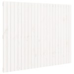 vidaXL Tăblie de pat pentru perete, alb, 140x3x110 cm, lemn masiv pin
